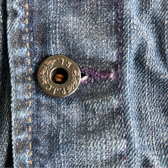 Ralph Lauren Polo sport Jeans Co Denim women’s denim Jacket 100% cotton Medium - Picture 7 of 12